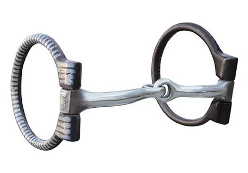 Bob Avila D Ring Snaffle With Silver 1 Bob Avila D Ring Snaffle With Silver