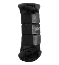 Stubben AirFlow Brushing Boots With Fleece -Horse Supplies Store airflow brushing boots fleece large side 24451 stubben 91545.1680630395