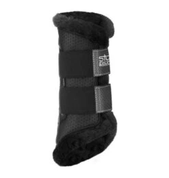 Stubben AirFlow Brushing Boots With Fleece -Horse Supplies Store airflow brushing boots with fleece medium black detail 24451 stubben 35694.1680630411