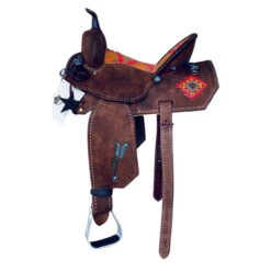 Alamo Saddlery Aztec Arrow Barrel Saddle -Horse Supplies Store aztec barrel saddle AZTEC ARROW alamo 54786.1650658475
