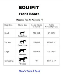 EquiFit T-Boot Luxe Open Front Boots -Horse Supplies Store boot measure size chart equifit 33850.1603749123