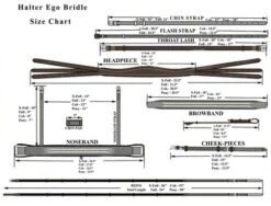 Halter Ego Triomphe Jumper Bridle -Horse Supplies Store bridle size guide halter ego 04599.1690043313