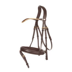 Kavalkade Clinchesse Snaffle Bridle -Horse Supplies Store clinchesse bridle brown brass 19042 kavalkade 15205.1607203847