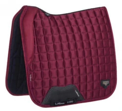 LeMieux Loire Memory Foam Dressage Pad -Horse Supplies Store loire drsg memory mulberry side 6967 lemieux 87837.1677098427