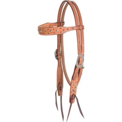 Martin Saddlery Pyramid Dots Brow Headstall