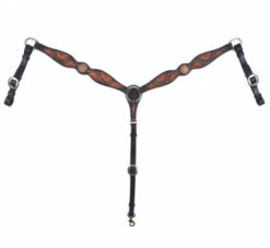 Circle Y Sunflower Breast Collar -Horse Supplies Store sunflower breast collar walnut 1 X4110 1001 circle y 95053.1665529169