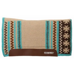 Weaver Leather Synergy Clover Flex Contour Performance Fleece Pad -Horse Supplies Store synergy flex clover fleece sand brown 36002 353 weaver 88394.1679506646